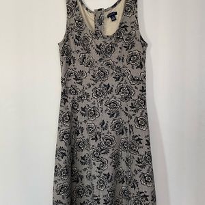 Floral open back dress